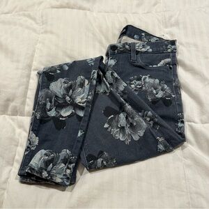 Hudson Nico size 26 Floral Patterned Women's skinny Jeans